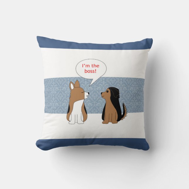 novelty dog pillow (Front)