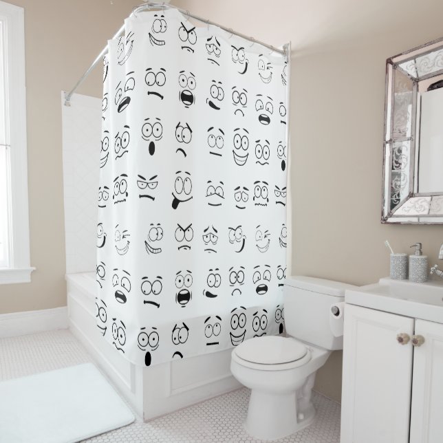 Novelty Emoji Face Expressions Pattern (In Situ)