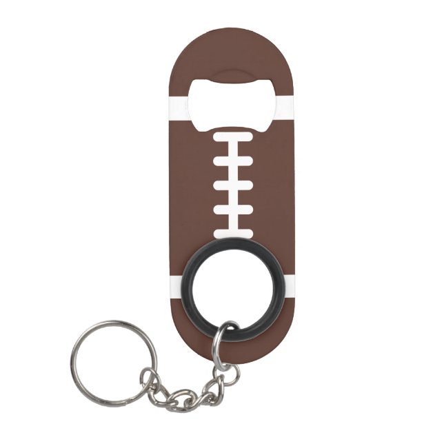 Novelty Football Mini Bottle Opener (Front)