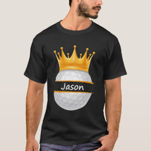 Novelty Golf Personalized Name Jason Sports Dad T-Shirt
