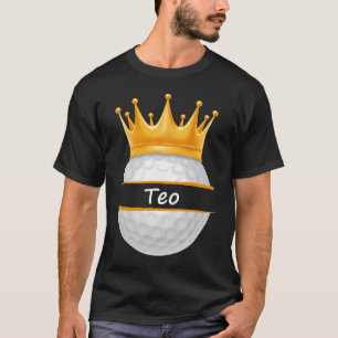 Novelty Golf Personalized Name Teo Sports Dad T-Shirt