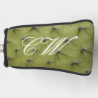 Novelty green cactus print golf accessory gift