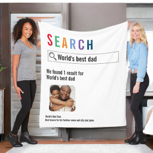 Novelty Internet Search Result Personalized Fleece Blanket