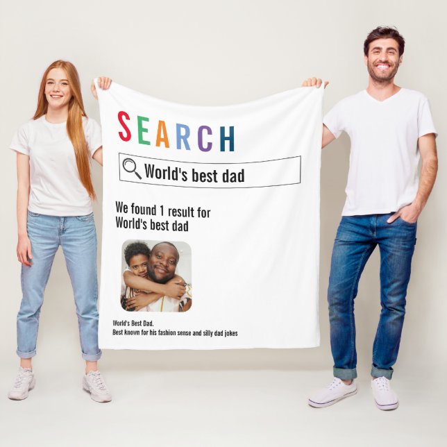 Novelty Internet Search Result Personalized Fleece Blanket (In Situ)