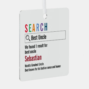 Novelty Internet Search Result Personalized Metal Ornament