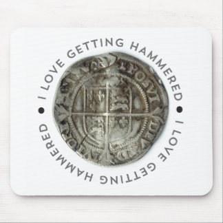 Novelty metal detecting mouse pad