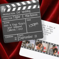 Novelty Personalized Movie Clapperboard Wedding