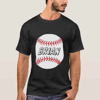Novelty Personalized Name Brian Sports Celebration T-Shirt