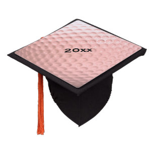 Novelty Pink Golf Ball Year Graduation Cap Topper