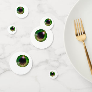 Novelty Silly Green Eye Eyeball Halloween Confetti