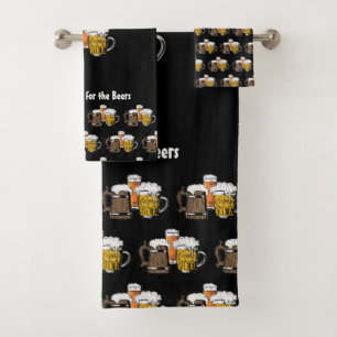 Novelty Trois Bières Cartoon personnalisable Noir