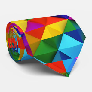 Novelty Unusual Colourful   Crazy Pattern  Tie