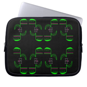 Novelty Venus Flytrap Print Electronics Bag