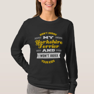 Novelty Yorkshire Terrier Chien Tshirt