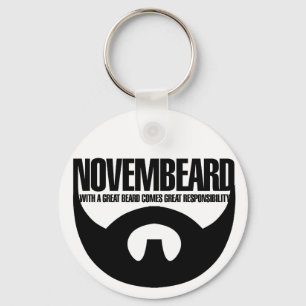 Novembeard for Beards Keychain