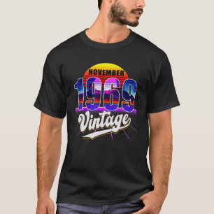 November 1969 Retro 52Nd Birthday Vaporwave 50'S S T-Shirt