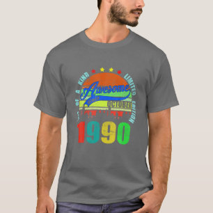 November 1990 Happy Birthday 30 Years Of Being Awe T-Shirt