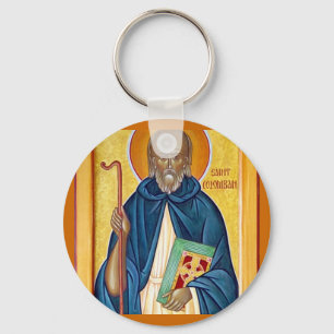 November  25 Saint Columban Keychain