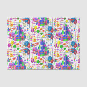 November, 4 Birthday Tissue Paper