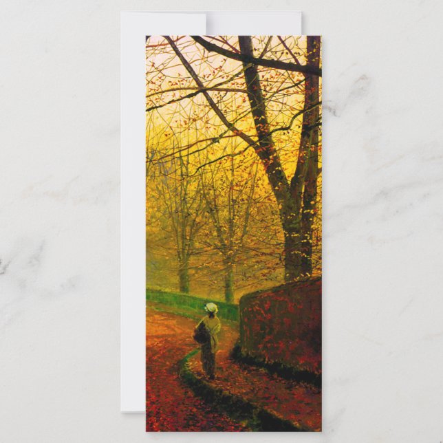 November Afternoon Stapleton Park Grimshaw Card (Front)