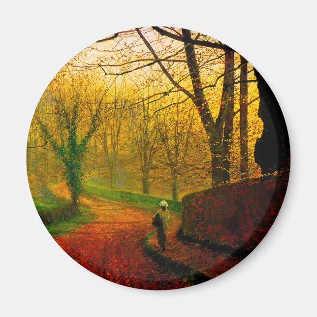November Afternoon Stapleton Park Grimshaw Magnet (Front)