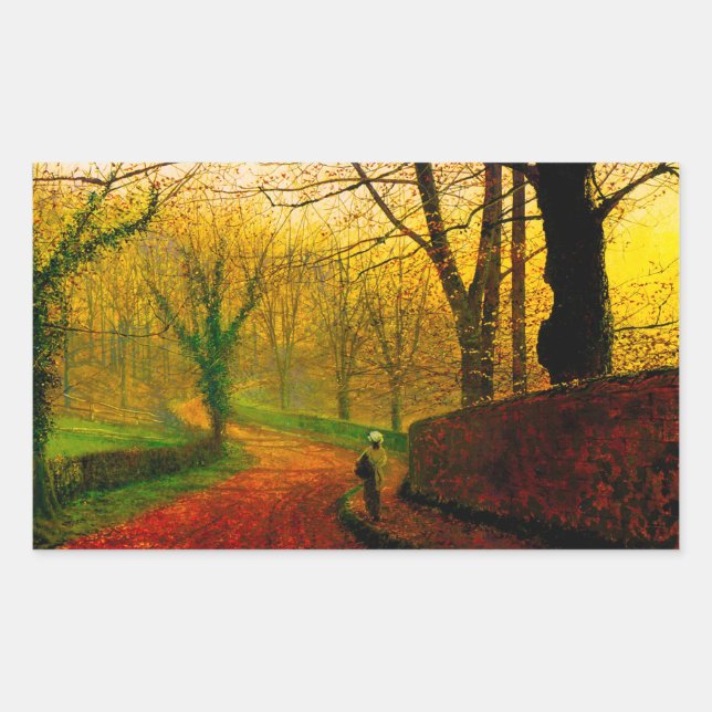November Afternoon Stapleton Park Grimshaw Sticker (Front)
