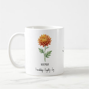 November Birth Flower Mug – Chrysanthemum