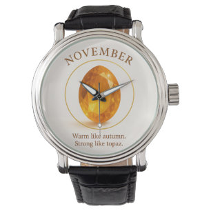 November Birthstone – Citrine for Joy, Abundance & Watch