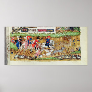 November; deer hunting poster