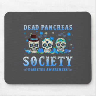 November Diabetes Awareness Blue Ribbon Mouse Pad