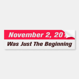 November Election Bumper Sticker