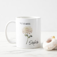 November Flower Personalized