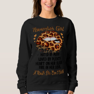 November Girl Hated By Many Loved By Plenty Heart  Sweatshirt