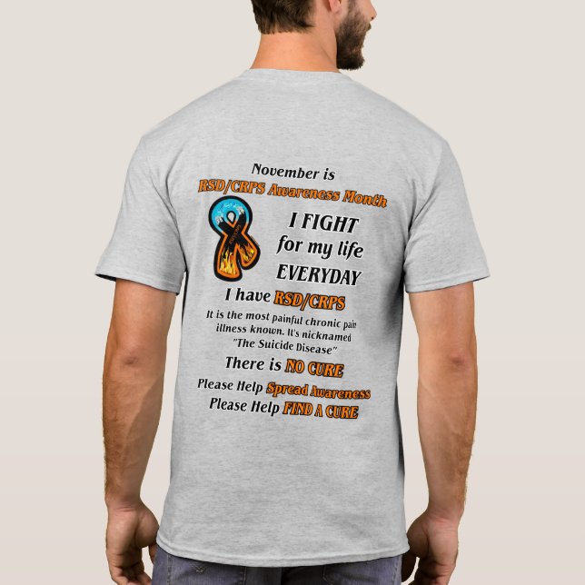 November...I Fight T-Shirt (Back)