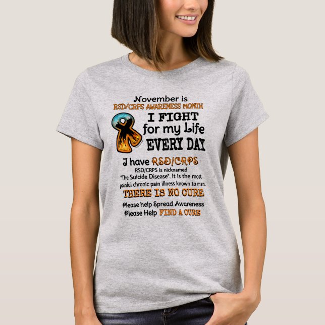 November...I Fight T-Shirt (Front)