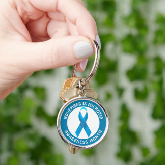 November is Microtia Awareness Month Keychain