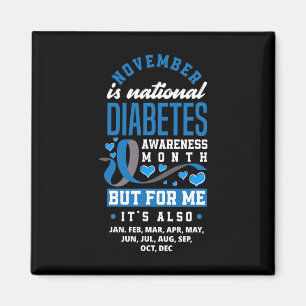 November Is National Diabetes Awareness Month T1d Magnet