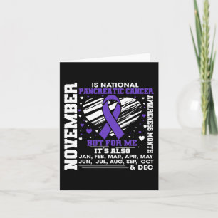 November Is National Pancreatic Cancer Awareness M Card