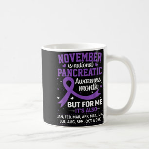 November is Pancreatic Cancer Awareness Purple Coffee Mug