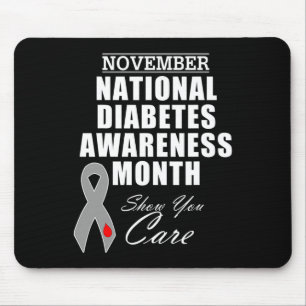 November National Diabetes Awareness Month Campaig Mouse Pad
