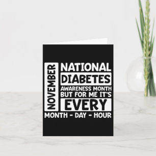 November National Diabetes Month Card