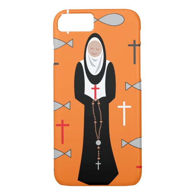 November Nun Case-Mate iPhone Case (Back)