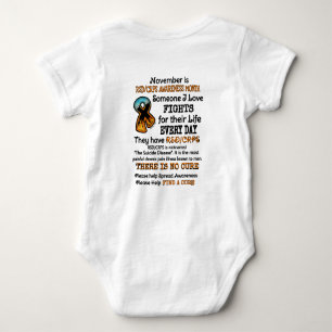 November...Someone I Love Fights Baby Bodysuit