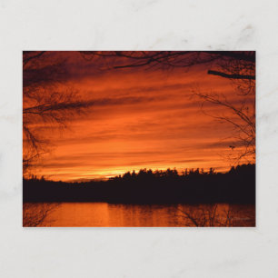 November Sunset Postcard