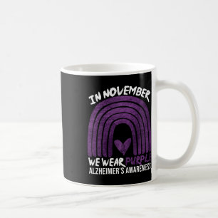 November We Wear Purple Alzheimerheimer's Awarenes Coffee Mug