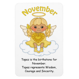 Novembre Ange Ange Blonde Premium Magnet