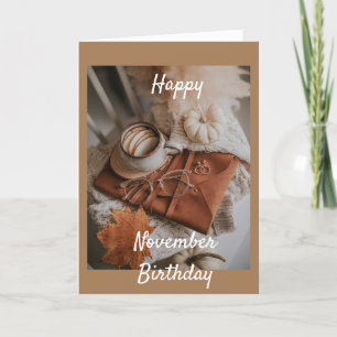 NOVEMBRE *ANNIVERSAIRE SOUHAITE* CARTE DE FILLE