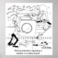Novice Plumbers Install a Washer