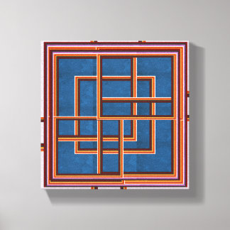 NOVINO Abstract Graphics for Hallways n  Corridors Canvas Print