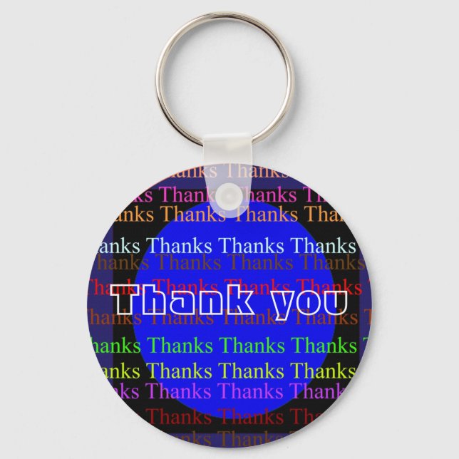NOVINO Manyways to Thankyou - Thank You Keychain (Front)